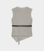 Olaf linen open knit top cement