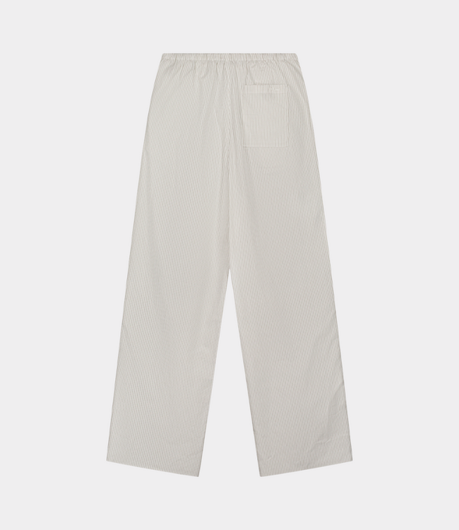 Olaf stripe drapey pants offwhite/treehouse