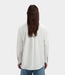 Olaf Striped oversized T-shirt offwhite green – women’s oversized cotton T-shirt with relaxed fit
