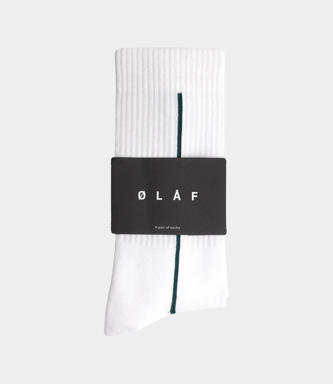 Olaf Sporty socks white / black