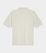 Olaf Linen knitted polo offwhite – men’s breathable short sleeve polo with comfortable fit