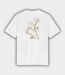 Olaf Felted watercrest T-shirt optical white – men’s cotton T-shirt with comfortable fit