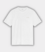 Olaf Felted watercrest T-shirt optical white – men’s cotton T-shirt with comfortable fit
