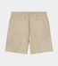 Olaf Geborduurde bloemen short cement – luchtige heren short met comfortabele pasvorm