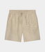 Olaf Geborduurde bloemen short cement – luchtige heren short met comfortabele pasvorm