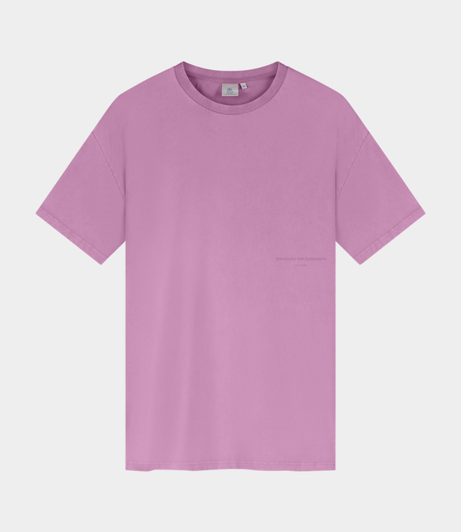 Law of the Sea aqualis garment dyed t-shirt mulberry