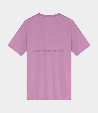 Law of the Sea aqualis garment dyed t-shirt mulberry