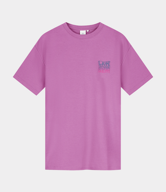 Law of the Sea displace artwork tee mulberry