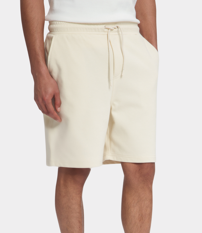 Law of the Sea samudra structured shorts almond milk