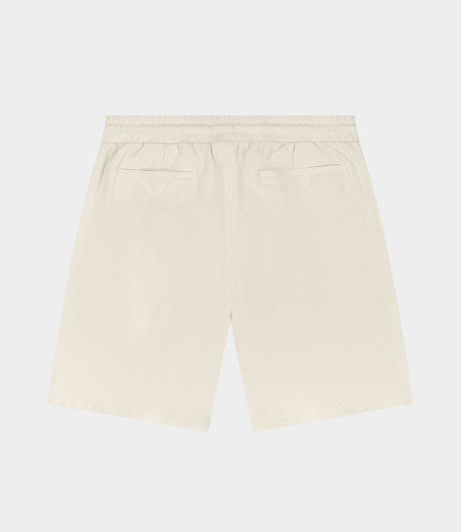 Law of the Sea samudra structured shorts almond milk