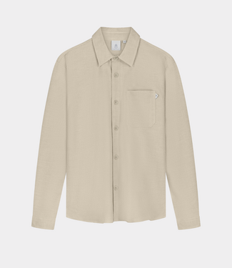 Law of the Sea maris seersucker shirt dune