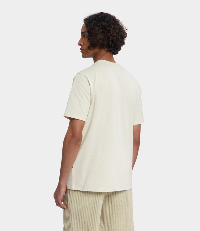 Law of the Sea law tee logo tee almond milk