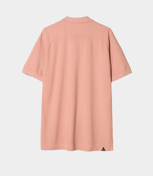 Denham brian raglan polo spgd pink sand