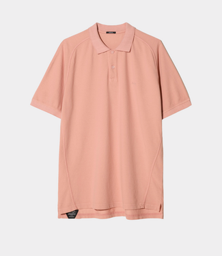 Denham brian raglan polo spgd pink sand