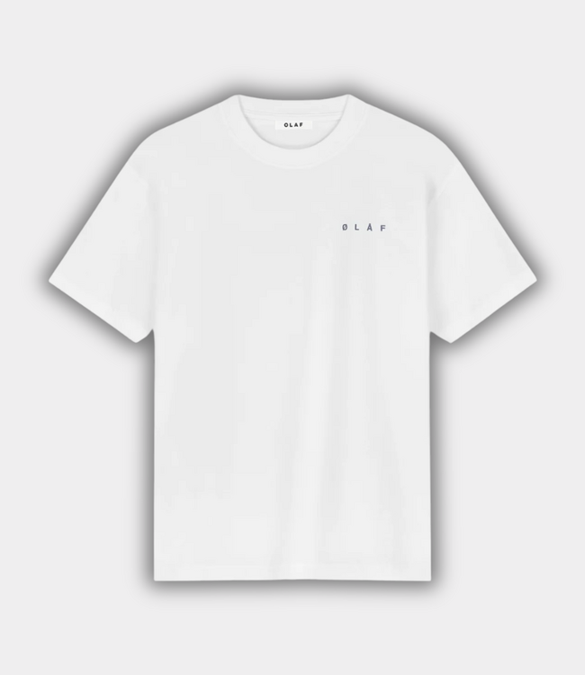 Olaf Heren T-shirt wit – casual shirt met zachte stof en comfortabele pasvorm