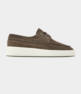 Nubikk Jiro yacht shoe dk grey suede
