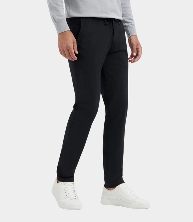 North84 Heren travel broek zwart – comfortabele pant met stretch en moderne pasvorm