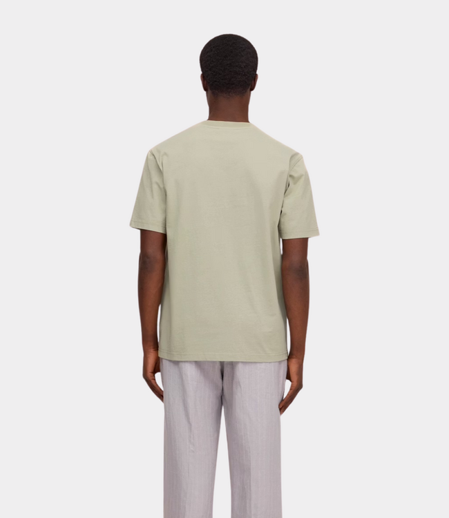 NN.07 Men’s sage green T-shirt – casual shirt with a soft feel and comfortable fit