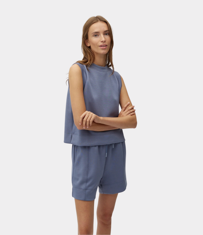 MbyM Dames top petrolblauw – elegante top met zachte stof en comfortabele pasvorm