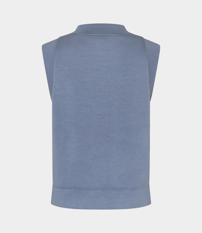 MbyM Dames top petrolblauw – elegante top met zachte stof en comfortabele pasvorm