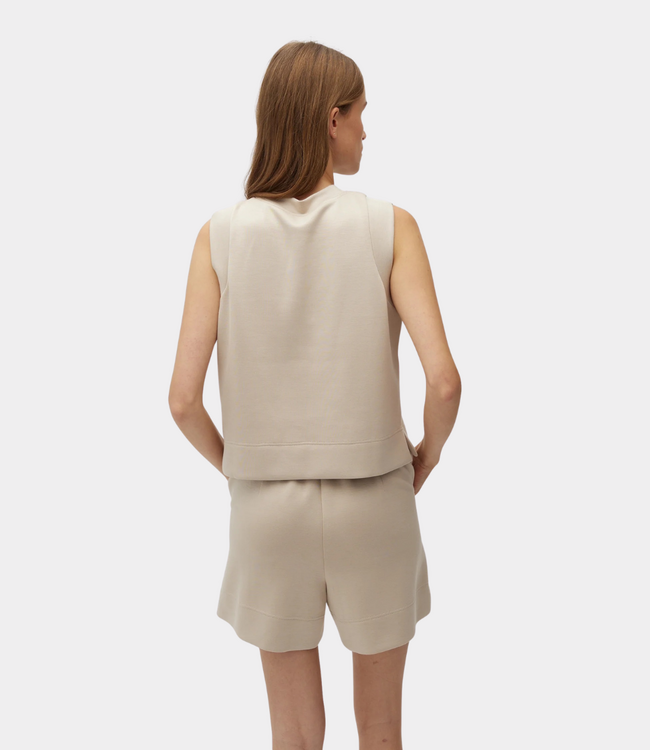 MbyM Dames top lichtbeige – elegante top met zachte stof en comfortabele pasvorm