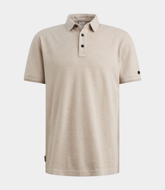 Cast Iron Polo s/s slim fit popcorn aluminum