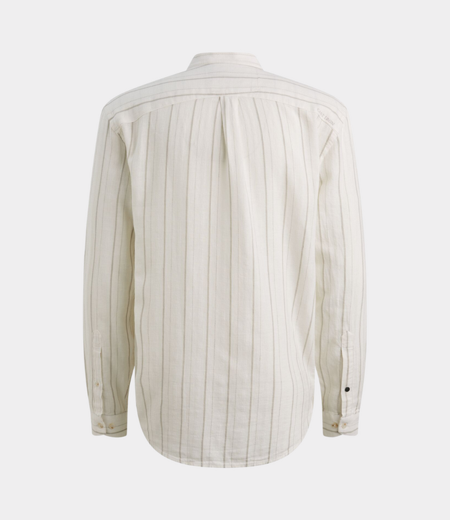 Cast Iron Cotton linnen shirt silver birch