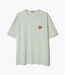 Denham kansai graphic tee lwj mecury green