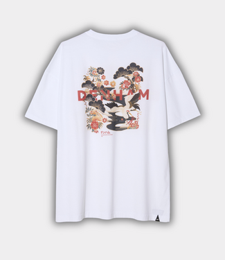 Denham kansai graphic tee lwj white
