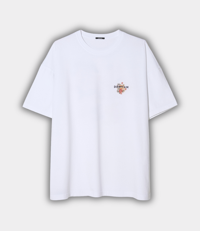 Denham kansai graphic tee lwj white