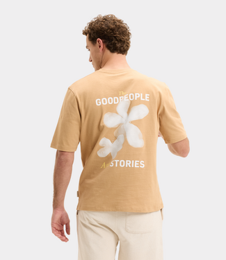 Goodpeople tex tee beige brown