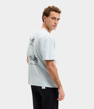 Goodpeople tdraw tee light blue