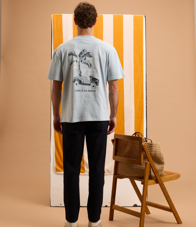 Goodpeople tdraw tee light blue