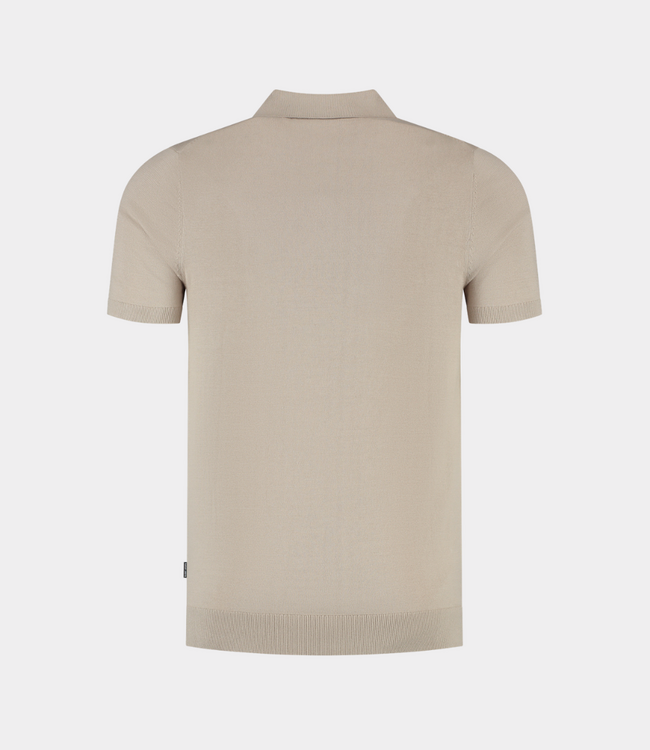 Saint Steve Men’s sand polo shirt – casual polo with a comfortable fit and soft fabric
