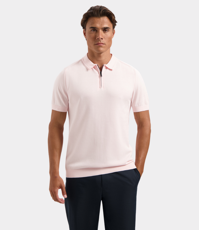 Saint Steve Men’s pink polo shirt – casual polo with a comfortable fit and soft fabric