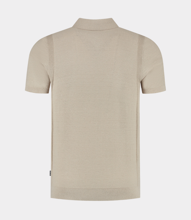 Saint Steve Men’s sand polo shirt – casual polo with a comfortable fit and soft fabric