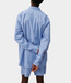 American Vintage Zatybay shirt rayures aqua