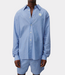 American Vintage Zatybay shirt rayures aqua