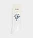 Olaf monogram socks white navy