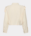 Karen By Simonsen Kbfalka shirt egret – lightweight women's shirt with comfortable fit and minimalist design