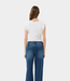 Karen By Simonsen Odakb tank bright white – comfortable women's tank top with minimalist design and fitted silhouette