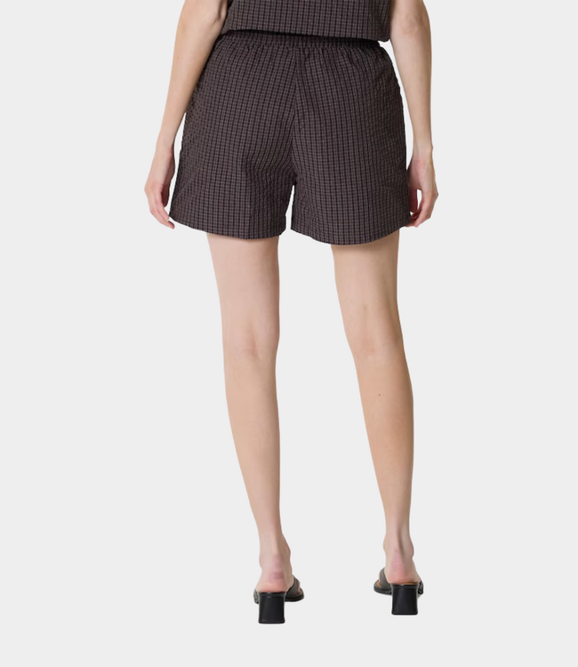 Karen By Simonsen Kbedith shorts edith check – stylish women's shorts with checked pattern and comfortable fit