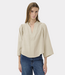 Karen By Simonsen Kbfelia blouse stone stripe – stylish women's blouse with striped pattern and lightweight comfortable fit