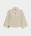 Karen By Simonsen Kbfelia blouse stone stripe – stylish women's blouse with striped pattern and lightweight comfortable fit