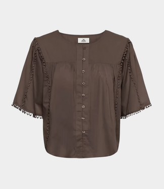 Karen By Simonsen kbfry blouse chocolate martini