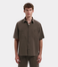 Dstrezzed Samuel summer shirt dk brown – luchtig heren overhemd met comfortabele pasvorm en zomerse uitstraling