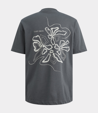 Cast Iron R neck tee s/s regular fit turbulence