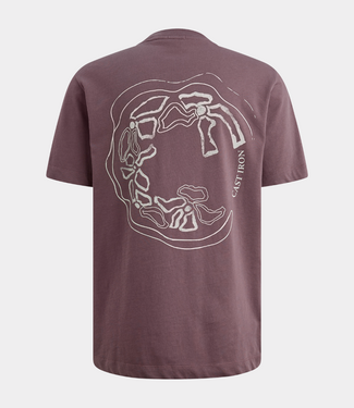 Cast Iron R neck tee s/s regular fit ephemera