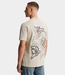 Cast Iron R neck tee s/s regular fit silver birch – comfortabel heren T-shirt met regular fit en moderne minimalistische uitstraling
