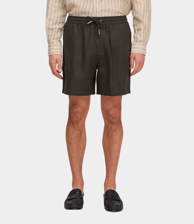 NN.07 Gregor shorts dark army – comfortabele heren short met moderne pasvorm en stoere zomerse uitstraling